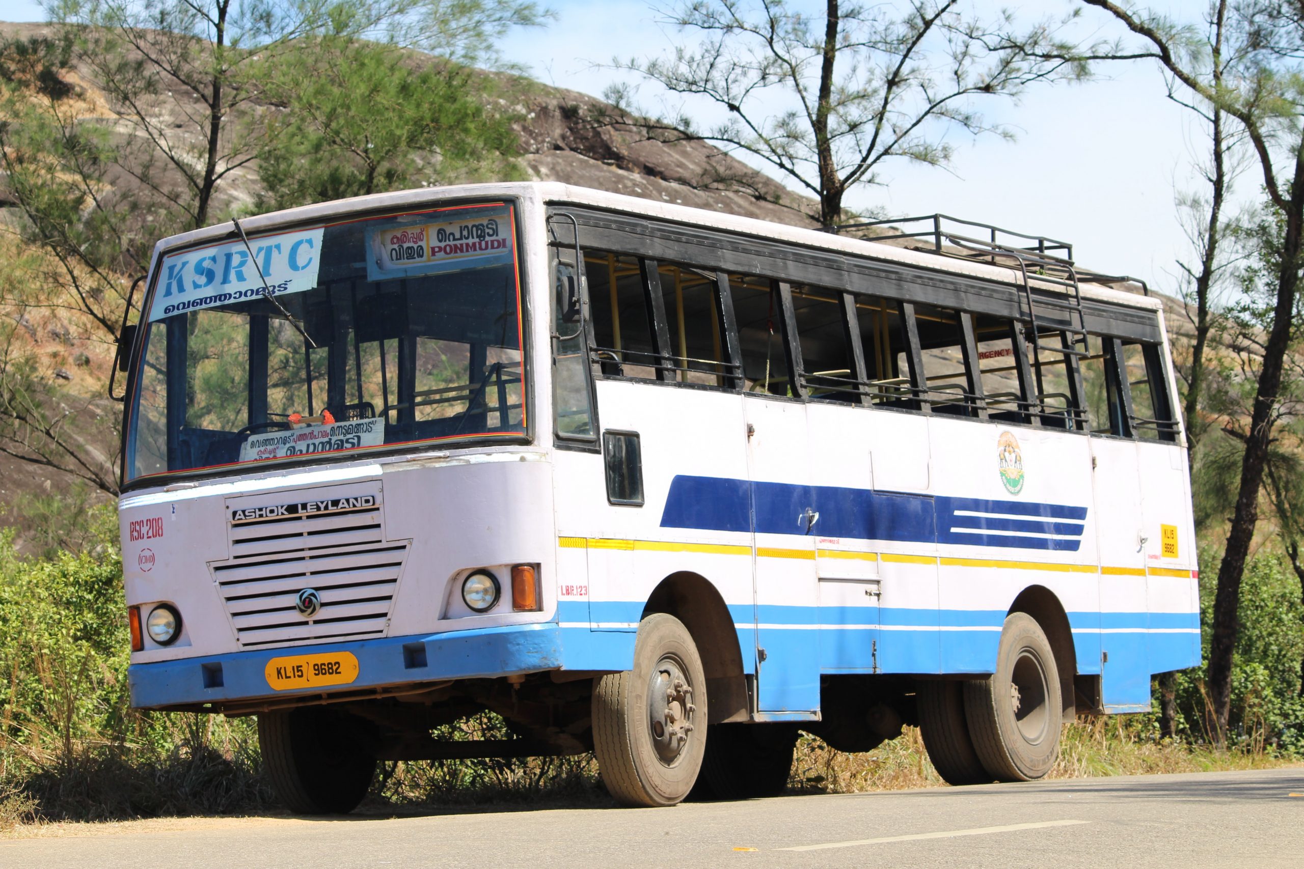 Cochin Airport to Calicut KSRTC Low Floor AC Volvo Timings