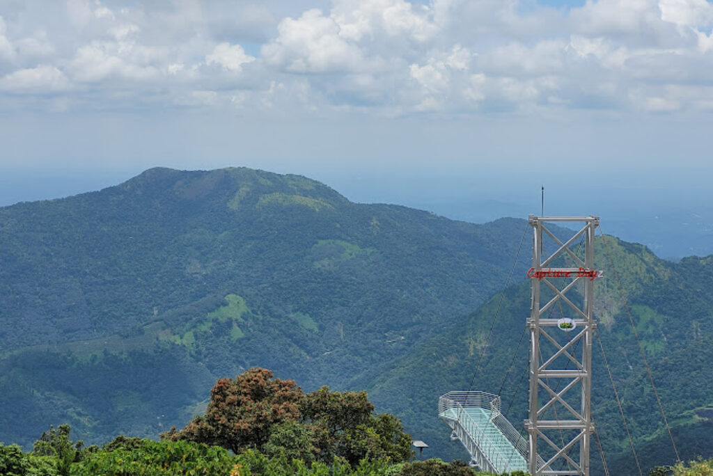 India’s Longest Cantilever Glass bridge in Vagamon Kerala