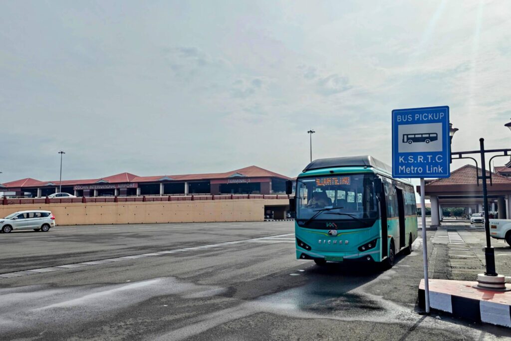 Cochin Airport to Malappuram Kozhikode Volvo Bus Online Booking