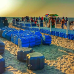 Floating Bridge in Alappuzha Beach