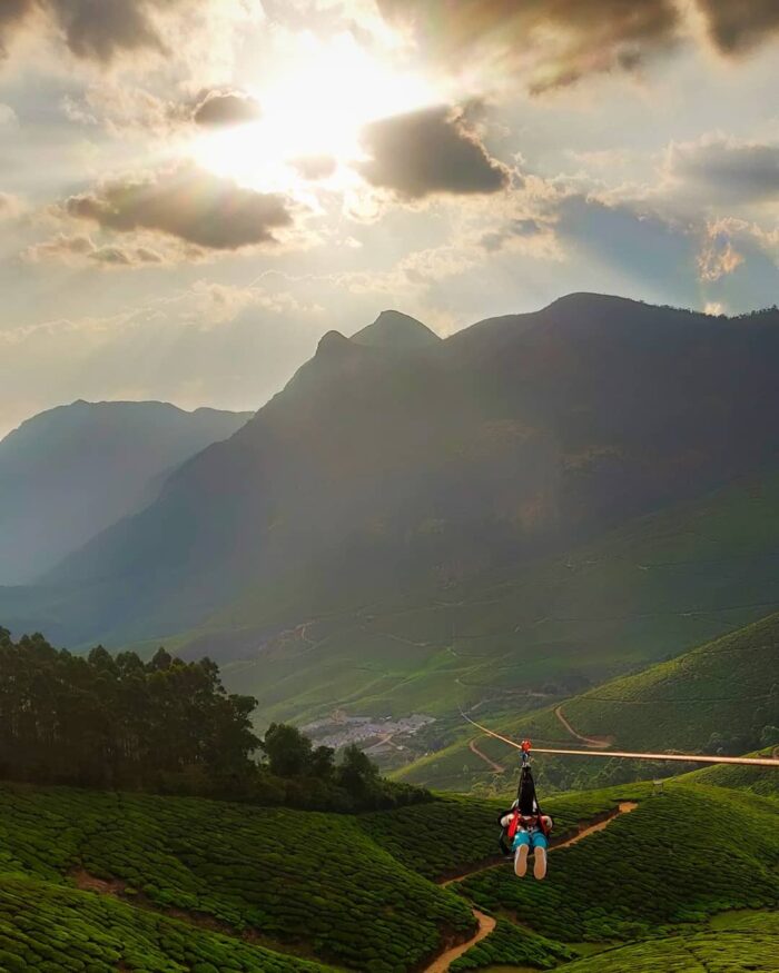 Longest Zipline in Munnar Kerala India - Image 2