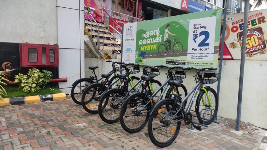 Rent a bycycle for Ride in Cochin @ 2 Rupees Per Hour