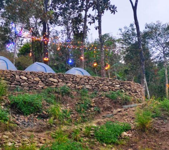 Hilltop stay in Tent at Vagamon