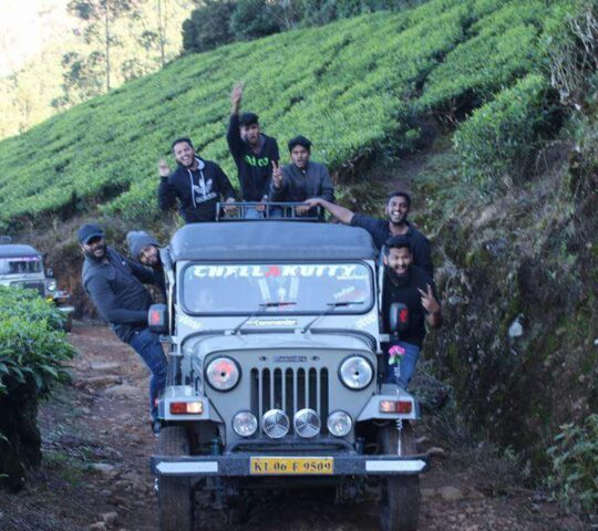 Munnar Kolukkumalai Camping Trekking Jeeps Safari Package