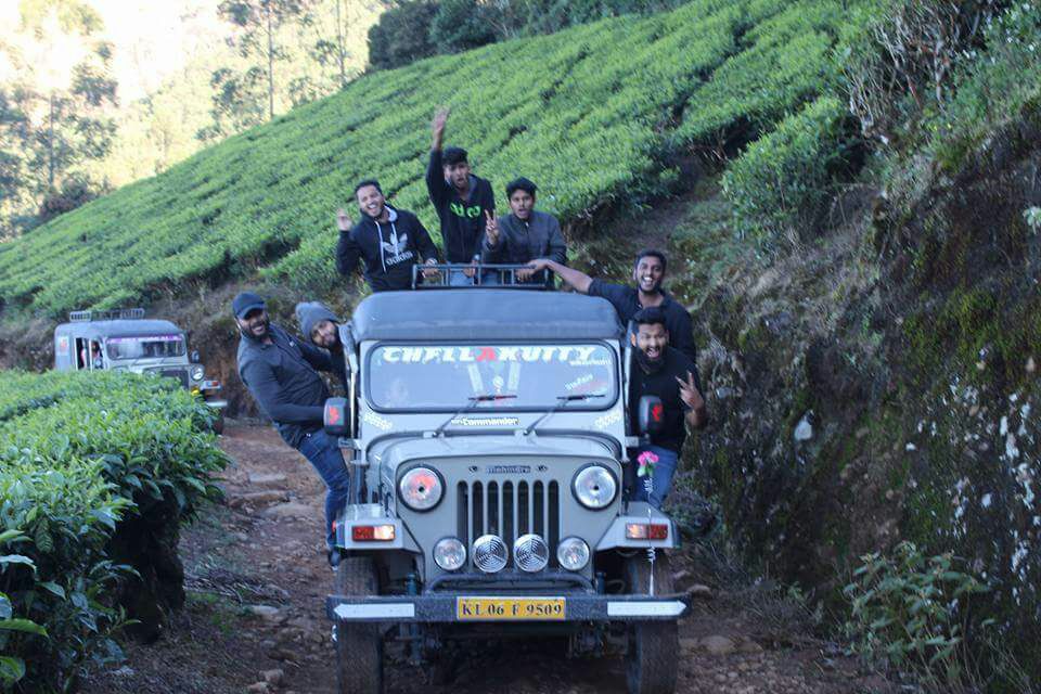 Munnar Kolukkumalai Camping Trekking Jeeps Safari Package