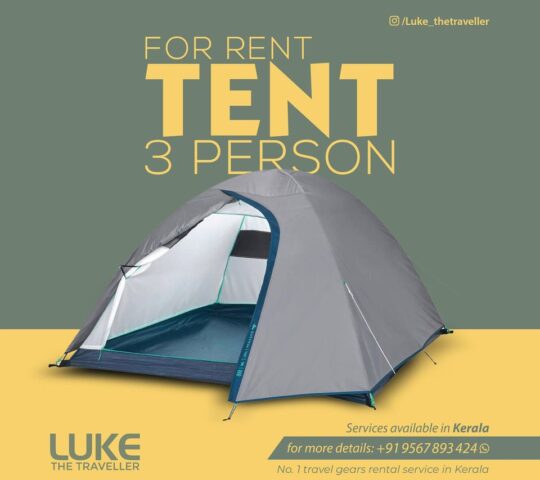 3 Person Tent Available for rent in Calicut
