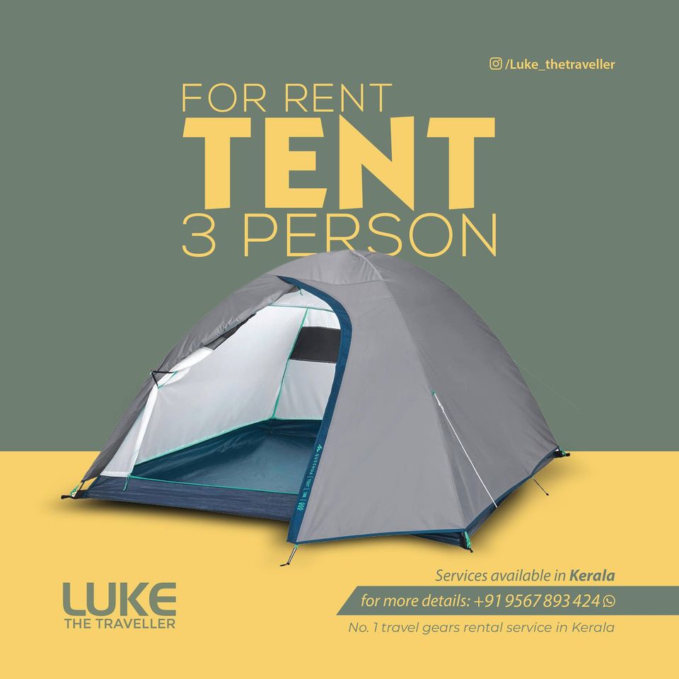 3 Person Tent Available for rent in Calicut