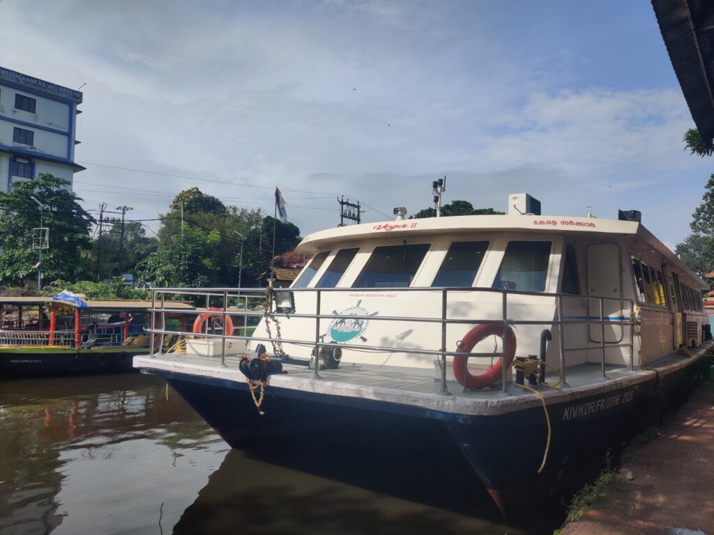 Alappuzha VEGA Boat service of Kerala Government