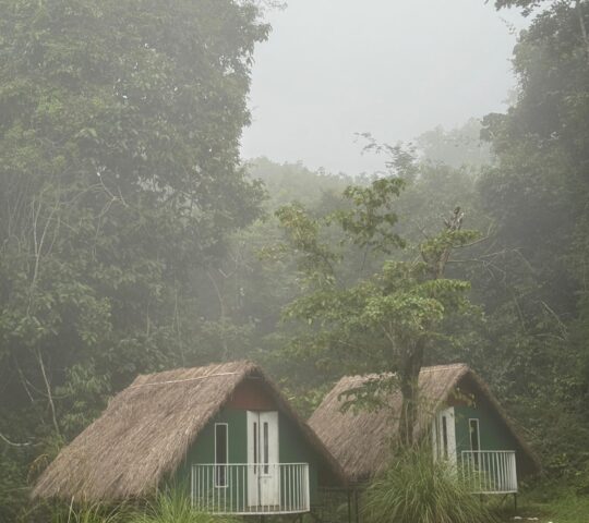 Riverside hut camping in Wayanad