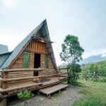 A-frame stay with swimming pool in Suryanelli