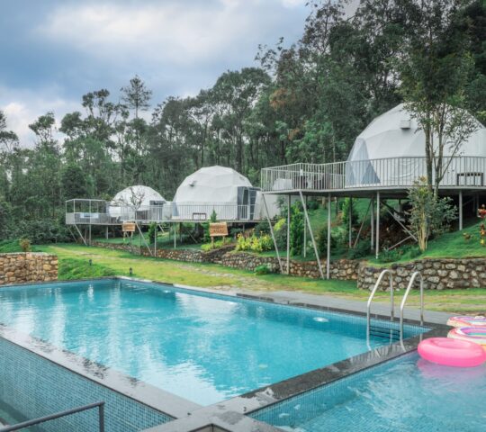 Luxury Dome stay with swimming pool in Munnar